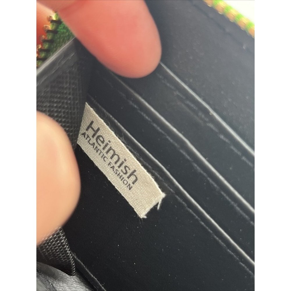 womens wallet Green and White floral & Pineapples by Heimish Atlantic Fashion. - Picture 6 of 11